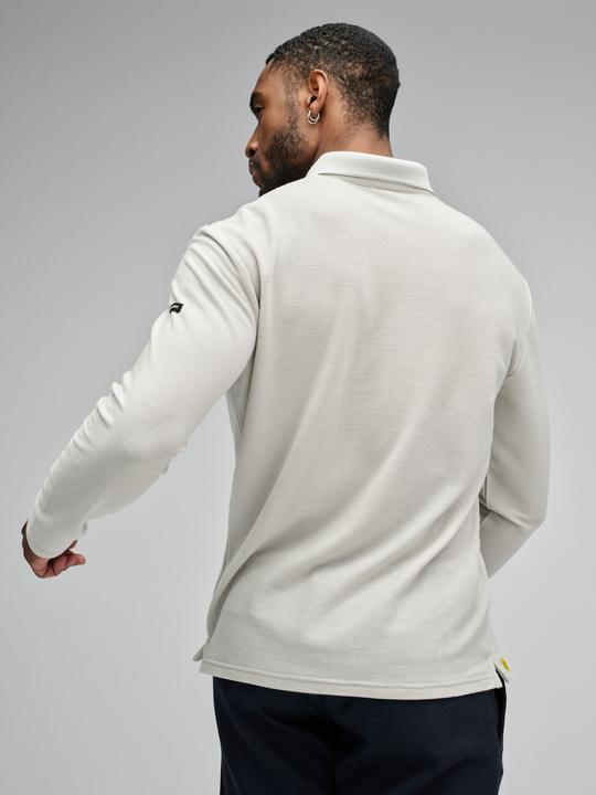 Actual product image Mover Plastic Free Sportswear Long Sleeve Merino Polo (M)