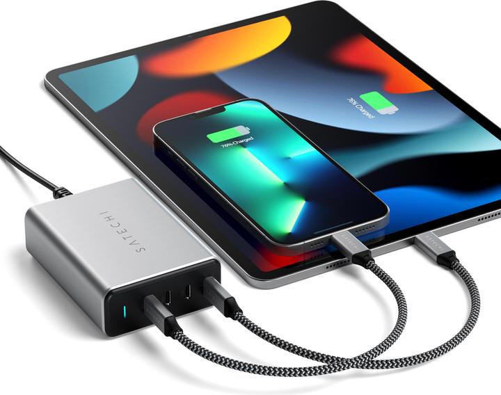 Actual product image Satechi 4-Port GaN Charger (165 W)