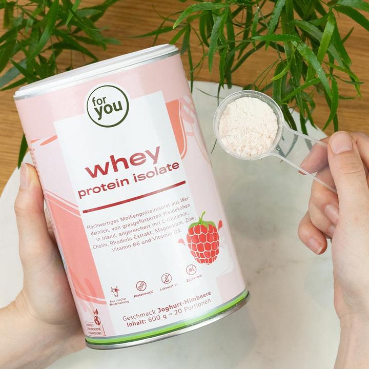 Immagine prodotto For You proteine isolate del siero del latte - yogurt al lampone (Yogurt al lampone, 1 pz., 600 g)