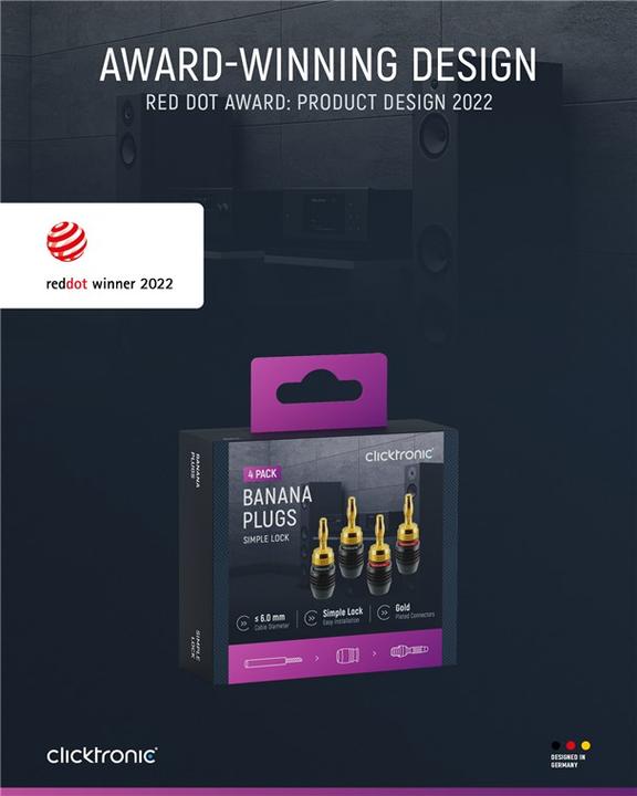Image du produit clicktronic Fiche banane SimpleLock