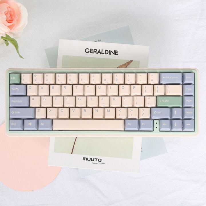 Produktbild Varmilo Minilo VXT67 Eucalyptus (US, Kabellos, Kabelgebunden)