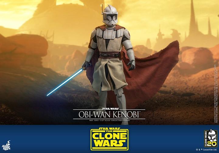 Produktbild Hot Toys Star Wars The Clone Wars figurine 1/6 Obi-Wan Kenobi 30 cm