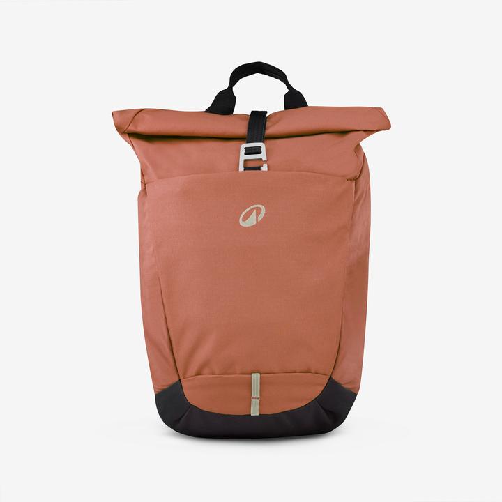 Quechua Wanderrucksack Rolltop - NH500 Escape 16 l + 4 braun (21 l)