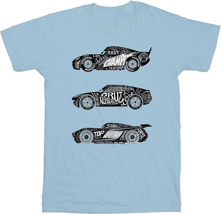 Disney Cars Text Racers TShirt (M)