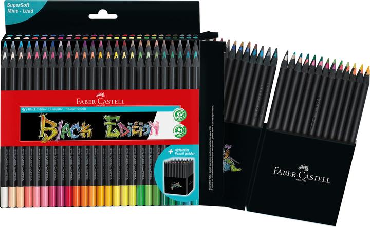 Image du produit Faber-Castell Black Edition (Multicolore, 50 x)