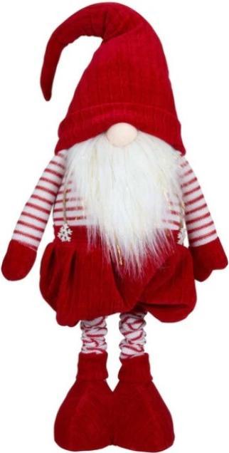 Produktbild Christmas Paradise Wichtel Gnom 55-85cm – Handgefertigte Dekorationsfigur mit Teleskopbeinen