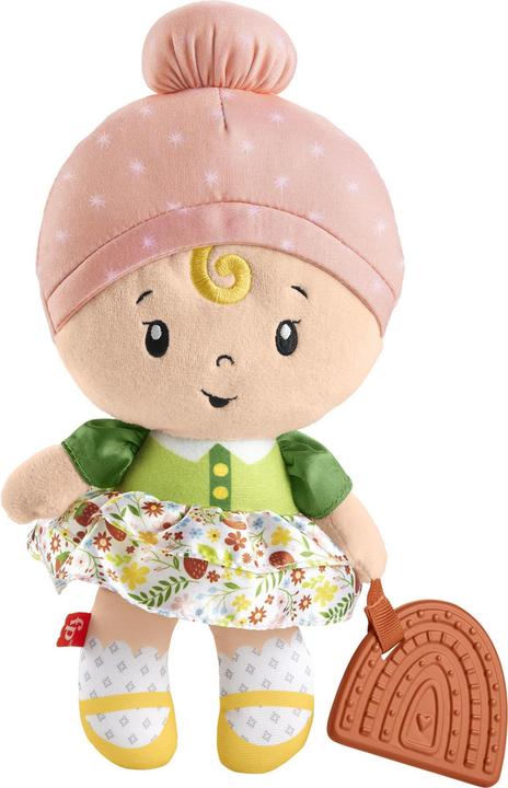 Produktbild Fisher-Price Schmusepuppe mit Regenbogen-Beissring