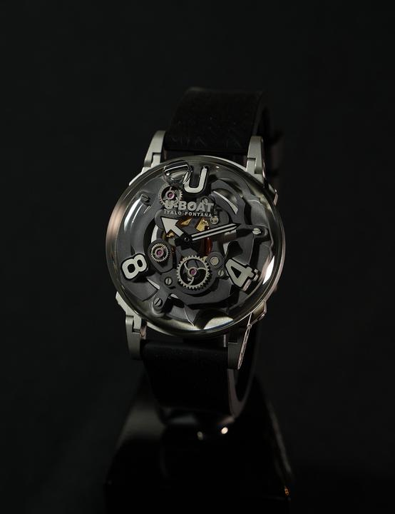 Immagine prodotto U-Boat 3354 U-65 44mm SS White (Orologio da polso analogico, Fatto in Svizzera)