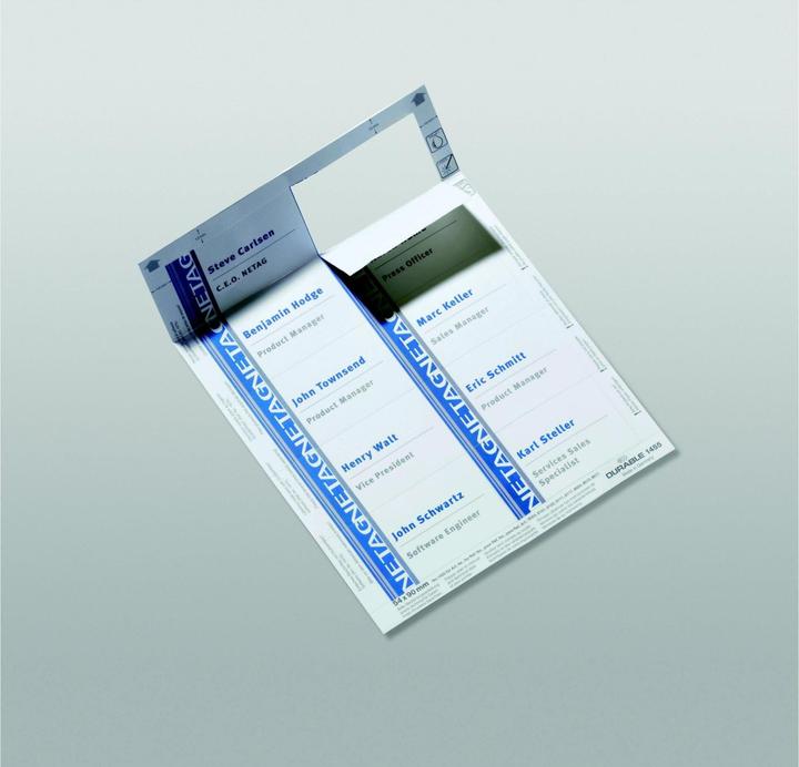 Actual product image Durable Einstecketiketten Badgemaker für Namensschilder