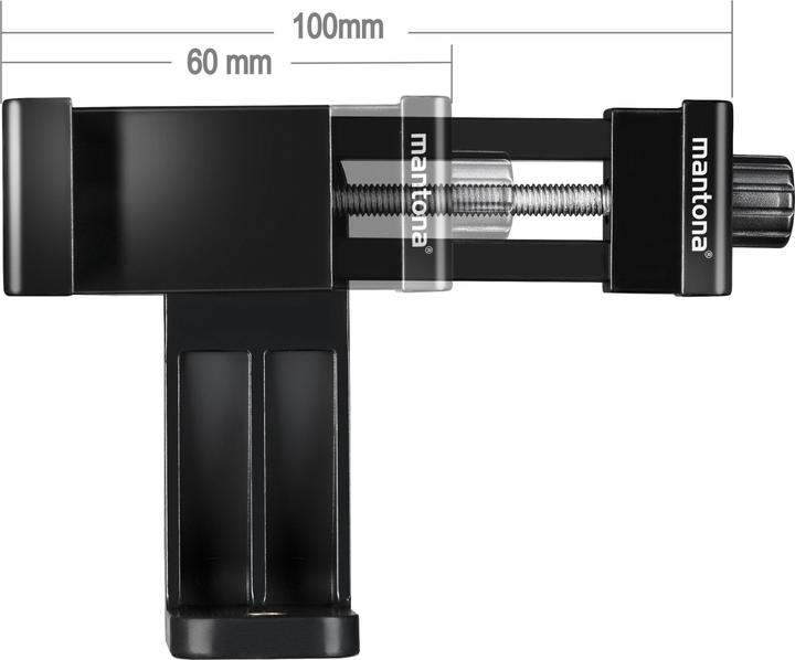 Produktbild mantona Smartphone Halter Rotate Clip 100