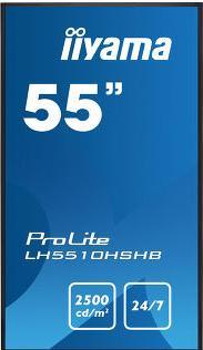 Produktbild iiyama LH5510HSHB-B1 55IN IPS M+ PANE (1920 x 1080 Pixel, 55")