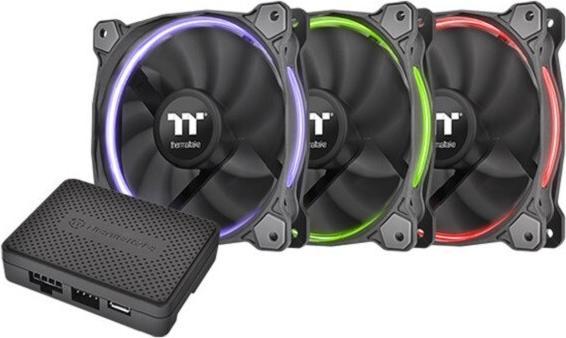 Produktbild Thermaltake Riing 14 RGB LED-Lüfter TT Premium Edition - 3er Set (140 mm, 3 x)