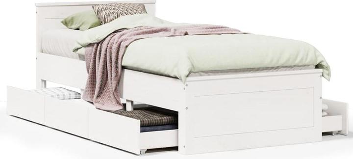 Produktbild VidaXL Bett ohne Matratze mit Kopfteil (75 x 190 cm)