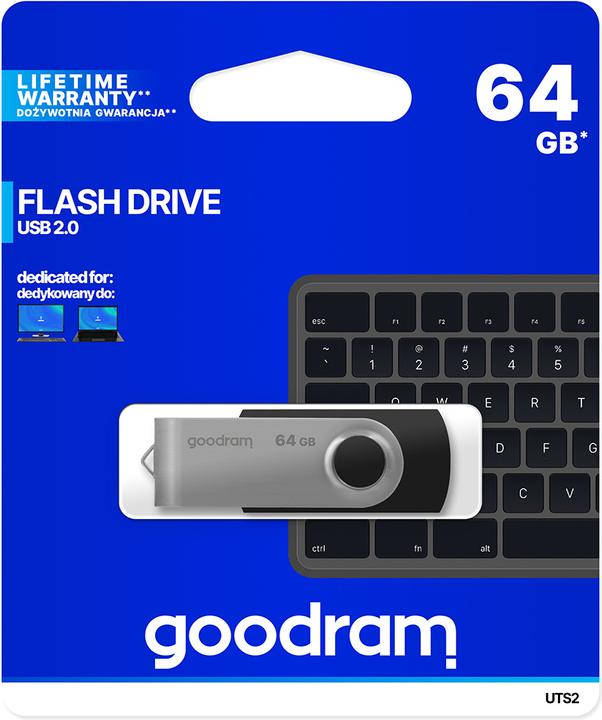 Actual product image Goodram UTS2 (64 GB, USB-A)