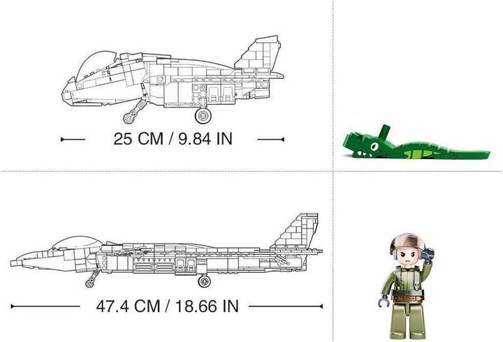 Produktbild Sluban SL95801 - Kampfjet "Mighty Dragon"