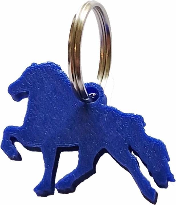 Actual product image Karlslund Keyring with Icelandic horse