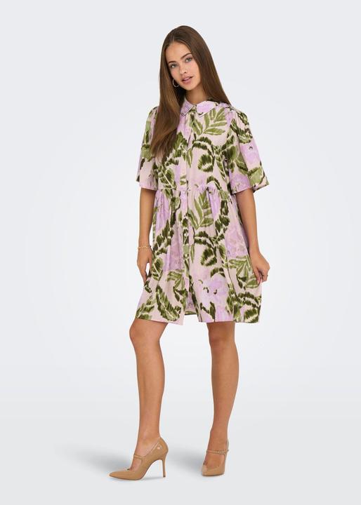 Image du produit JdY Normal geschnitten U-Ausschnitt Voluminöser Armschnitt Kurzes Kleid Kleid (XS)