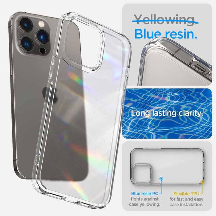 Actual product image Spigen Ultra Hybrid Case for Apple iPhone 14 Pro - frost clear (Apple iPhone 14 Pro)