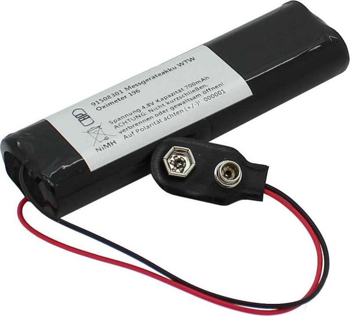 Produktbild XCell Messgeräteakku NiMH 4,8V 700mAh passend für WTW Oximeter 196