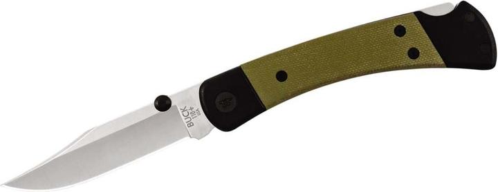 Image du produit Buck 110 HUNTER SPORT, acier S30V, inoxydable, back lock, manche aluminium micarta, Tip Up Tas (9.50 cm)