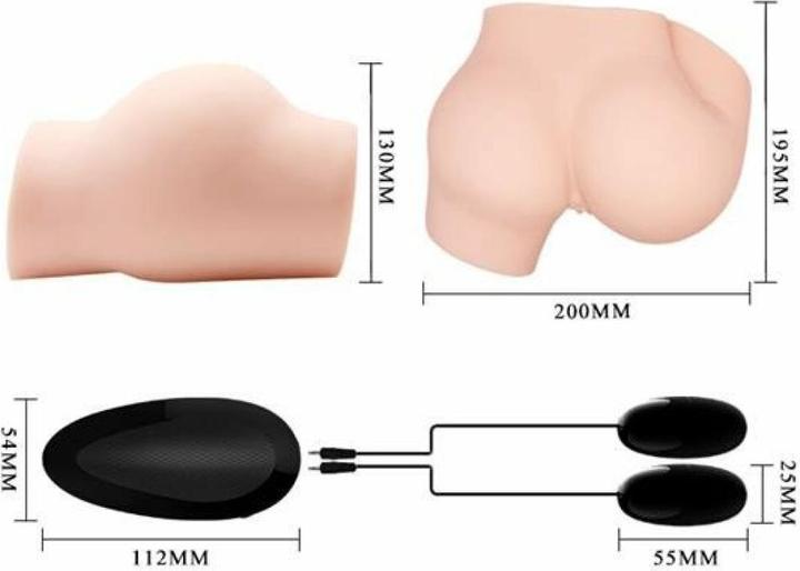 Immagine prodotto Crazy Bull Ano E Vagina Realistici Con Vibrazione A Doppio Piacere