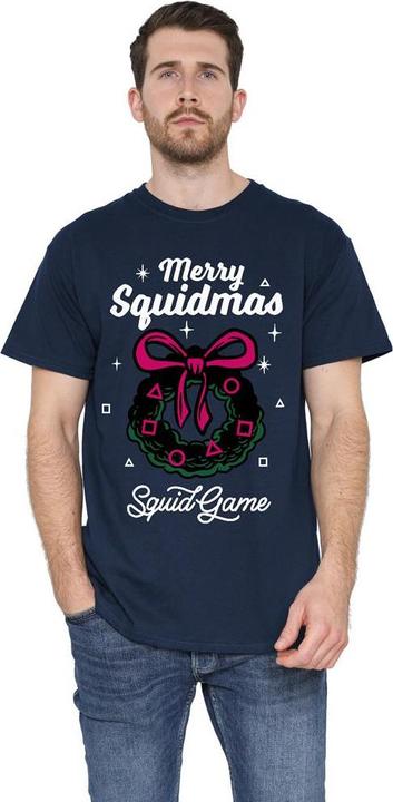 Immagine prodotto Squid Game Merry Squidmas Maglietta Corona di Fiori Uomo (4XL)