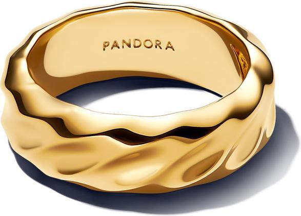 Actual product image Pandora Gewellter Breiter Band Ring (52)