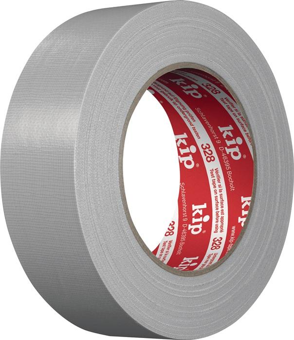 Kip Nastro in tessuto Extra 328 grigio chiaro lunghezza 25 m larghezza 48 mm (48 mm)