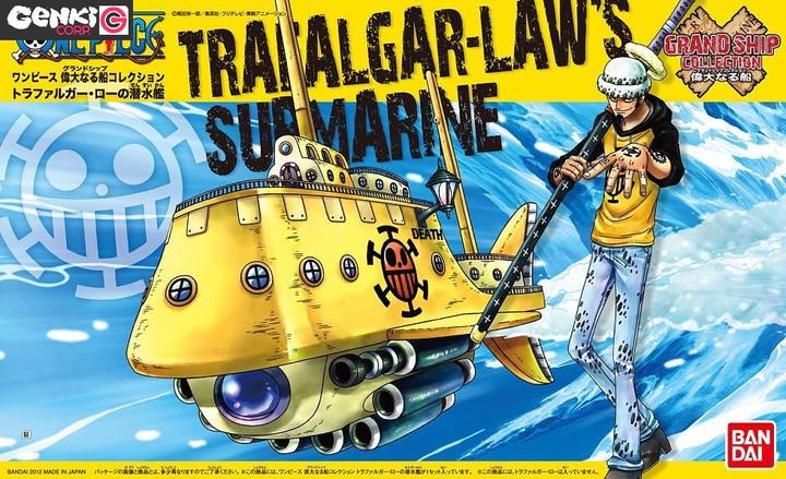Actual product image Bandai One Piece - Trafalgar Law's Submarine Grand Ship