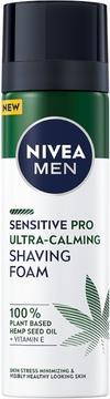 Actual product image NIVEA Men Sensitive Pro Ultra-Calming Shaving Foam shaving foam with hemp seed oil (200 ml, Shaving soap)
