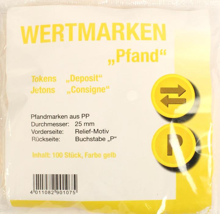Produktbild W&A Jetons Wertmarken Pfand