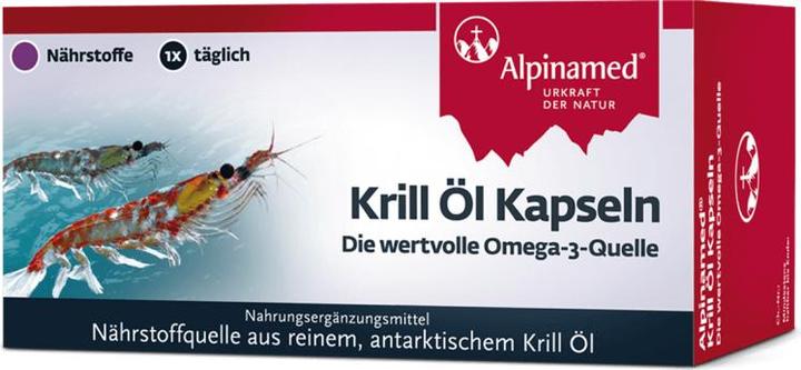 Actual product image Alpinamed Krill Oil Capsules (60 Piece, Capsules, 80 g)