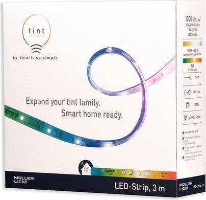Produktbild Müller Licht Licht LED Stripe tint Leuchtmittel 18 W RW (RGBW, 300 cm, Indoor)