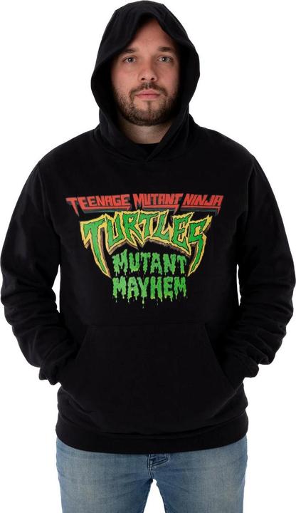 Immagine prodotto Teenage Mutant NT Felpa con cappuccio con logo da uomo (L)
