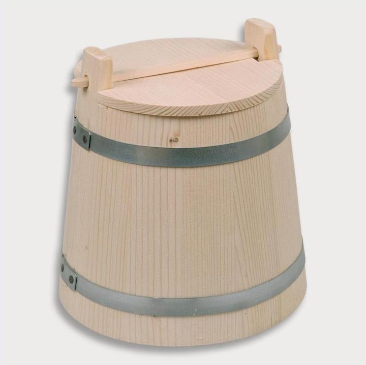 Hauptner Pot à concombres en bois avec couvercle
