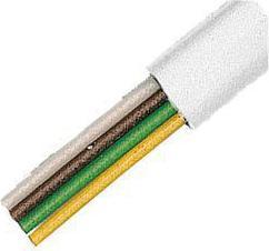 EFB Elektronik Modular-Flachbandkabel 4-adrig, hellgrau, 100 Meter Ring
