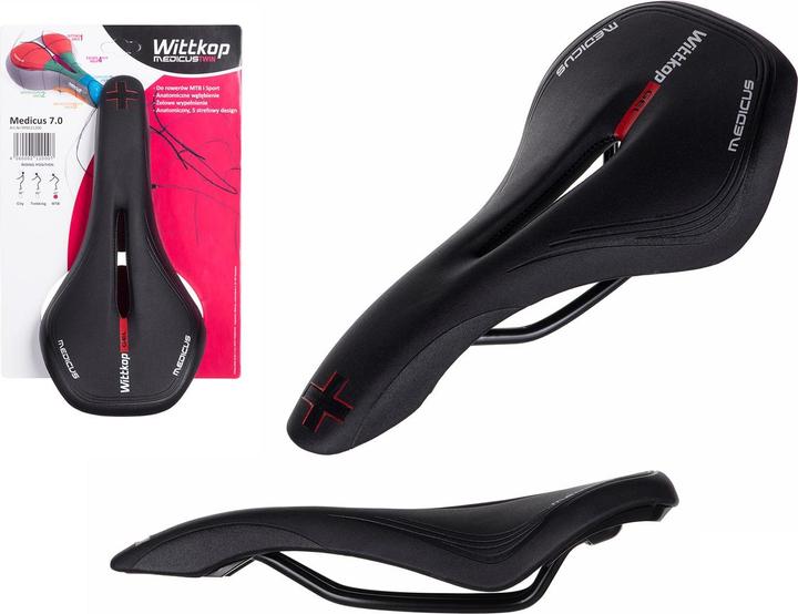 Actual product image Wittkop Medicus Twin 7.0 Bicycle Saddle