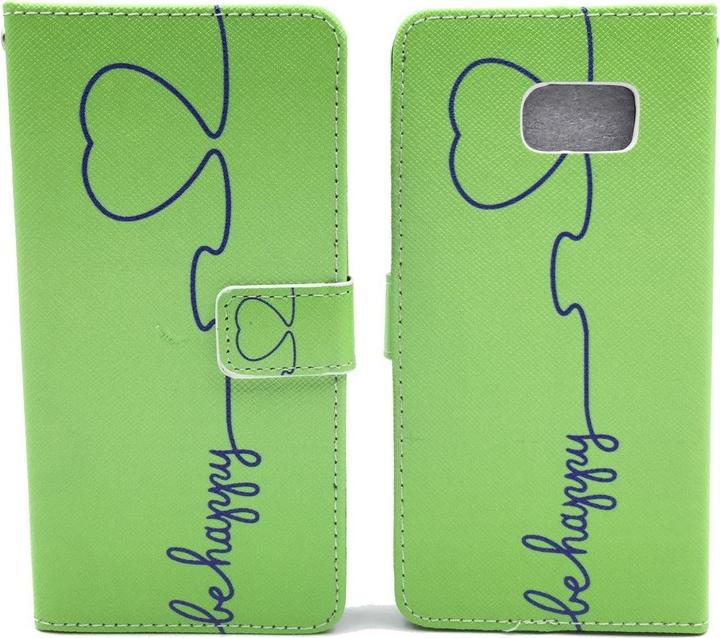 Produktbild König Design Schutz Handy Hülle für Samsung Galaxy S6 Edge Plus Case Cover Tasche Wallet Etui (Samsung Galaxy S6 Edge)