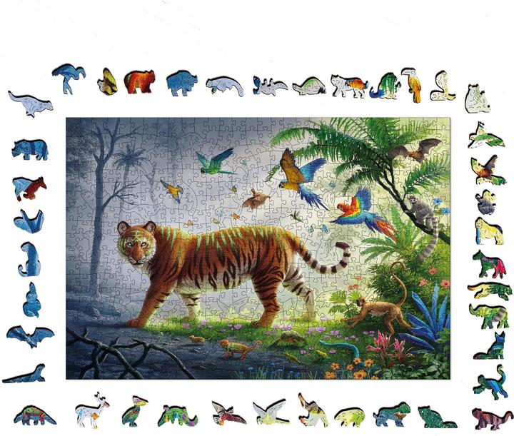 Immagine prodotto Ravensburger Tigre nella giungla (500 pezzi)