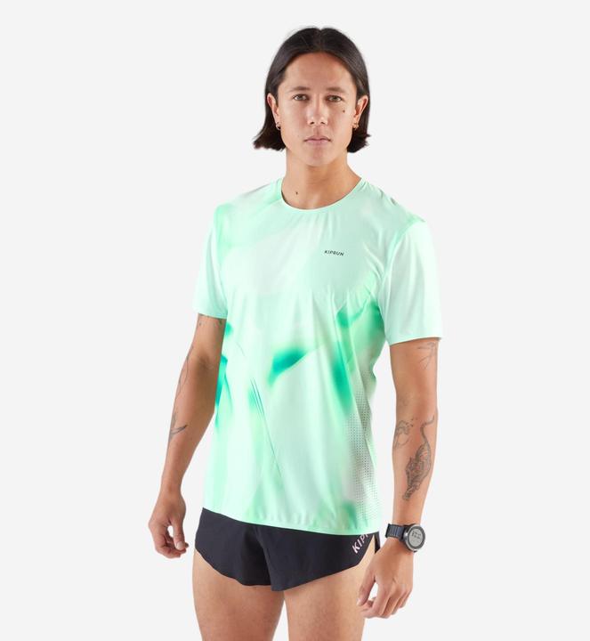 Kiprun Laufshirt kurzarm Herren leicht - Run 900 Replika grün