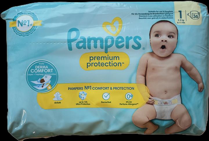 Produktbild Pampers Premium Protection (Gr. 1, 36 Stück)