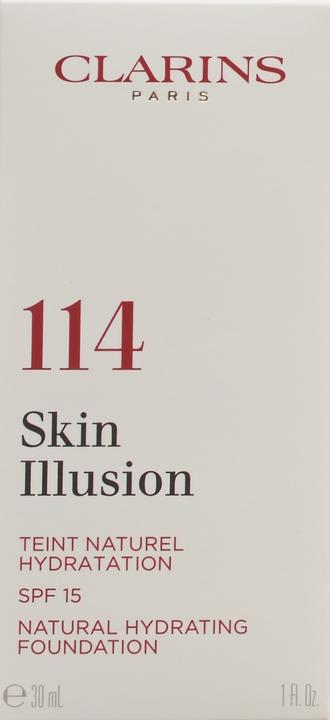 Actual product image Clarins Skin Illusion SPF15 No. 114 - Cappuccino (No. 114 - Cappuccino)