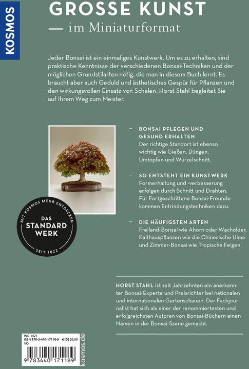 Produktbild Kosmos Grundkurs Bonsai (Deutsch, Horst Stahl, 2021)