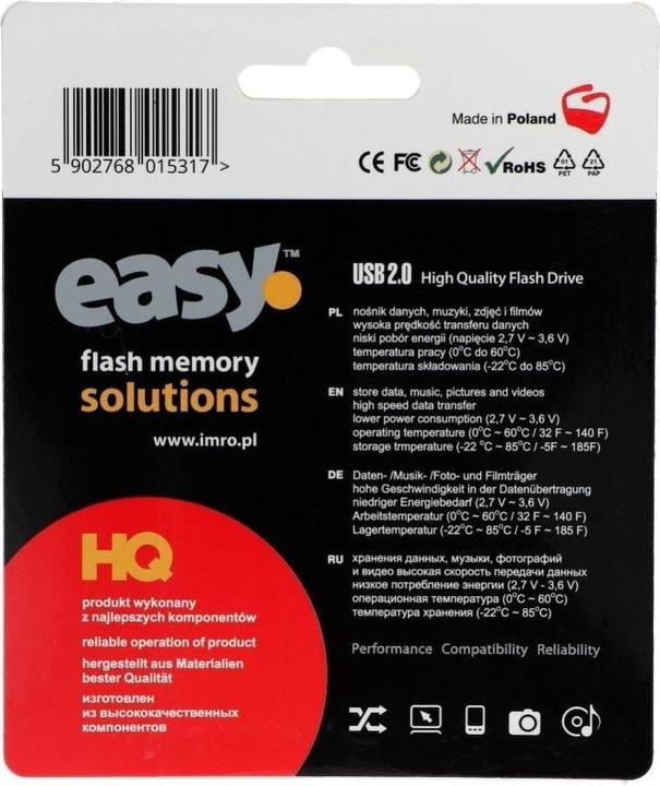 Produktbild IMRO USB 2.0 EASY/ 128GB USB (128 GB, USB-A)