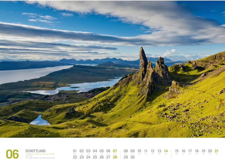 Produktbild Schottland - Unterwegs zwischen Highlands und Hebriden Kalender 2026 (54 x 42 cm, Deutsch)
