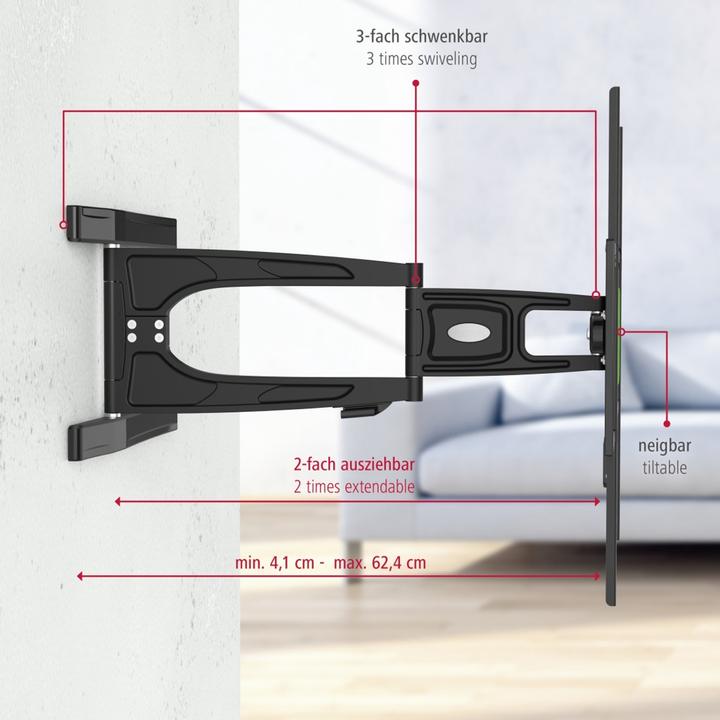 Produktbild Hama Fullmotion Ultraslim (Wand, 65", 35 kg)