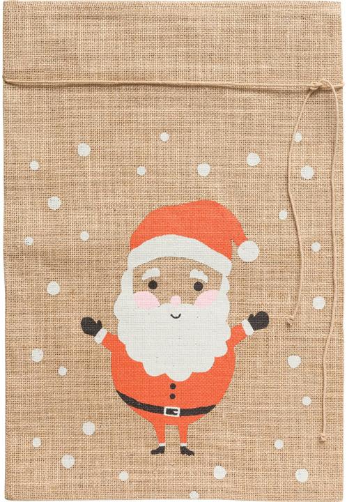 Actual product image Folia Jute Bag Santa Claus (Gift bag, 1 x)