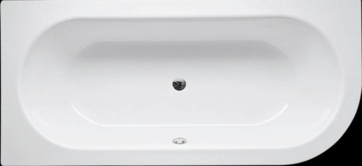 Produktbild Bette Raumsparbadewanne Starlet IV Silhouette 85 x 185 cm wei glatt 6670 (155 l, 185 cm, 85 cm)
