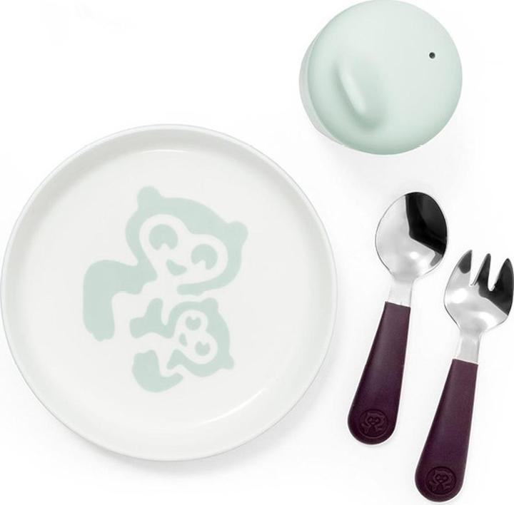 Actual product image Stokke Munch Essentials Soft Mint Set