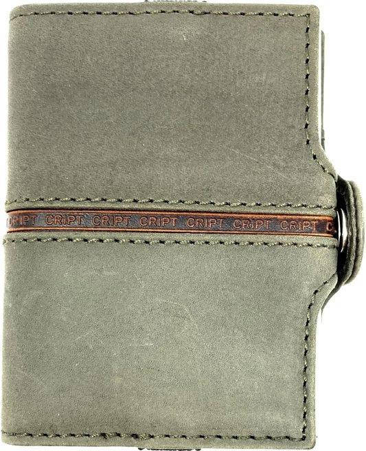 Actual product image Cript 3.55 Card holder with coin pocket and note compartment